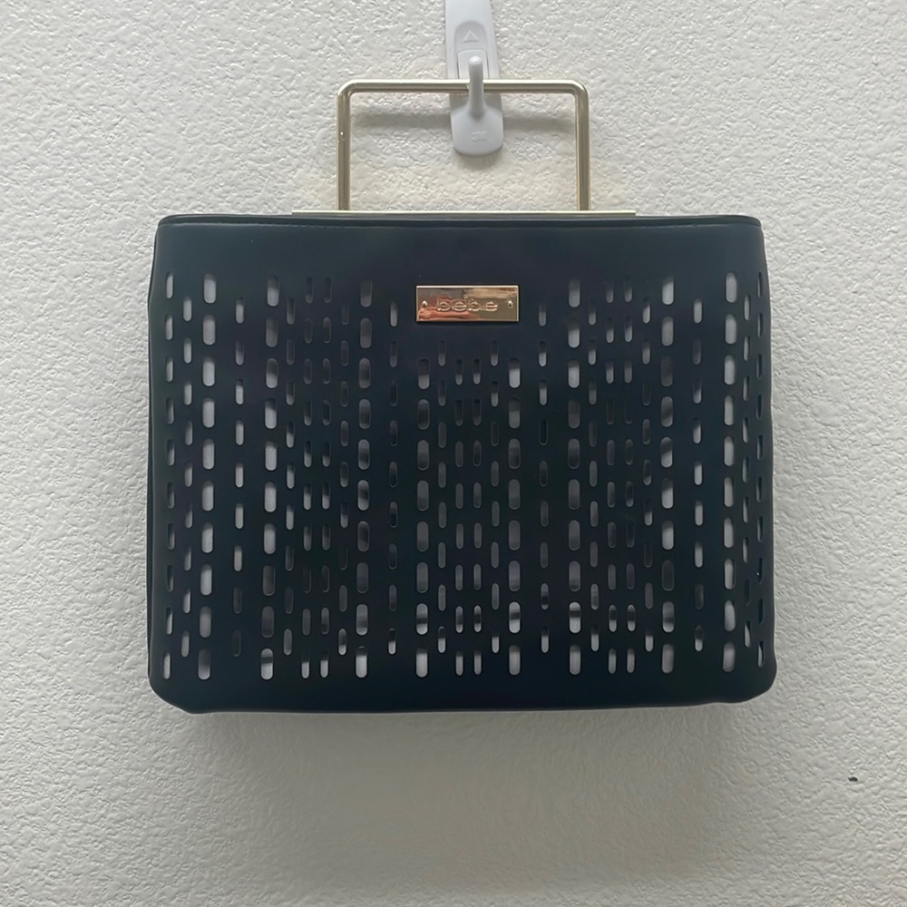 Black & Gold Bebe purse